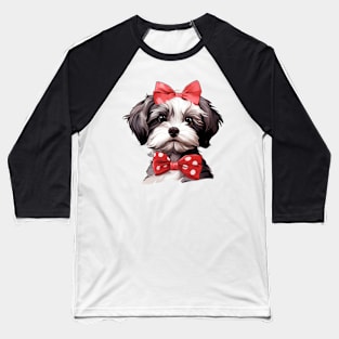 Fancy Havanese Dog Baseball T-Shirt